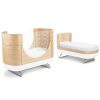 Furniture Ubabub Oval Cribs | Pod 2-In-1 Crib Natural