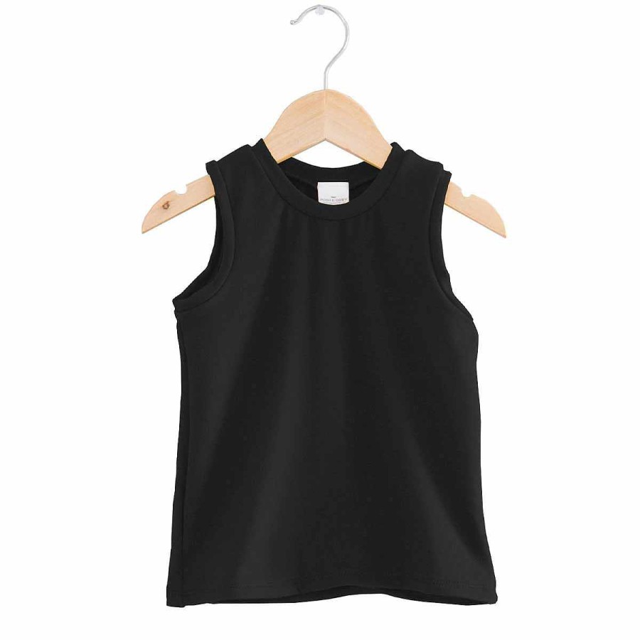 Apparel + Shoes Posh & Cozy Tops + Tees | Basic Tank Black