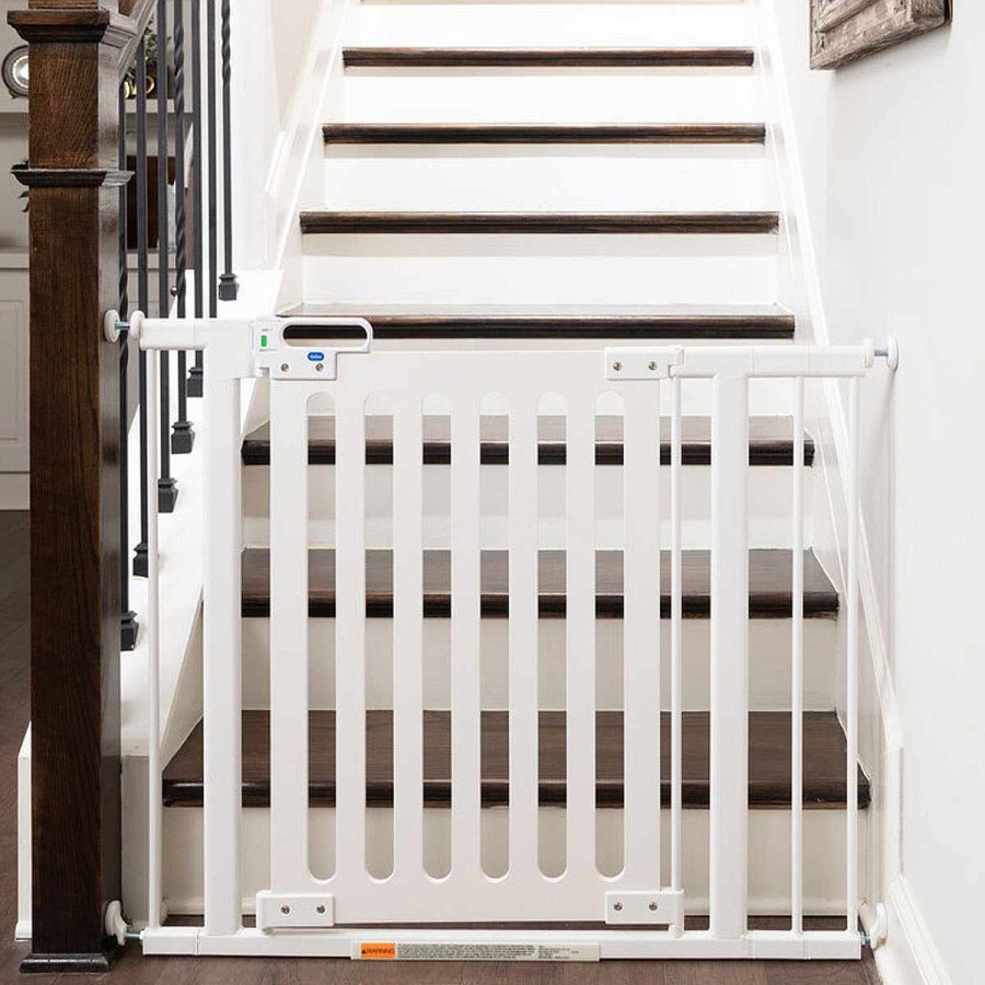 Health + Safety QDos Safety Gates + Accessories | Spectrum Pressure Mount Gate White