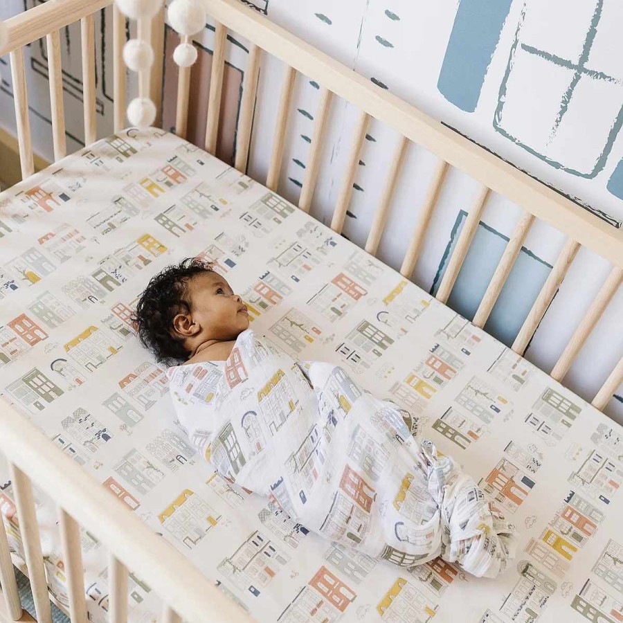 Bedding + Decor Pehr Crib Sheets | My Neighbourhood Crib Sheet