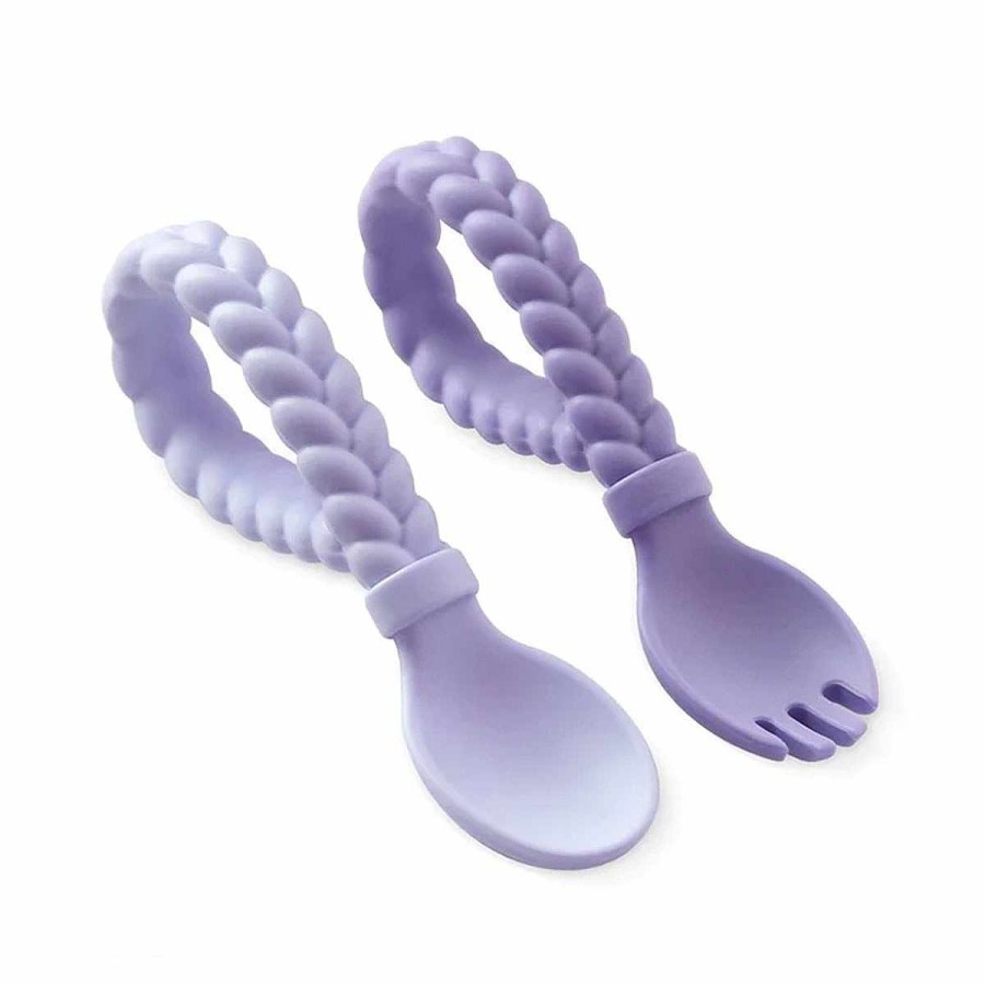 Feeding Itzy Ritzy Utensils | Sweetie Spoons Fork + Spoon Set