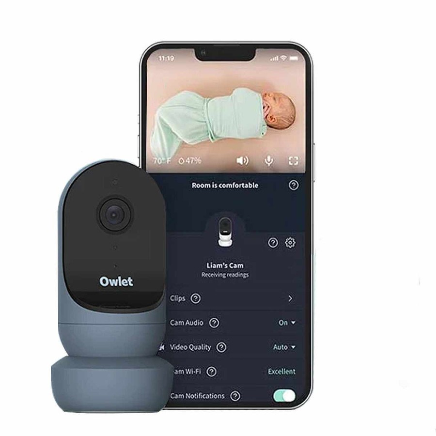 Health + Safety Owlet Audio Baby Monitors | Cam 2