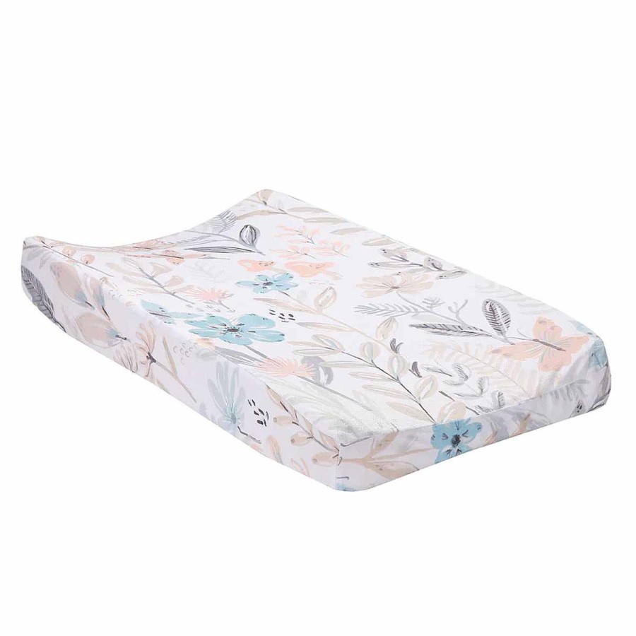 Bedding + Decor Lambs & Ivy Changing Pad Covers | Baby Blooms Changing Pad Cover