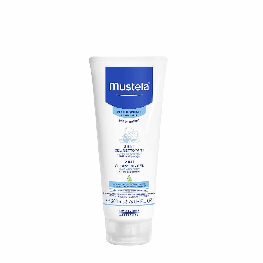 Bathing Mustela Cradle Cap Care | 2-In-1 Cleansing Gel