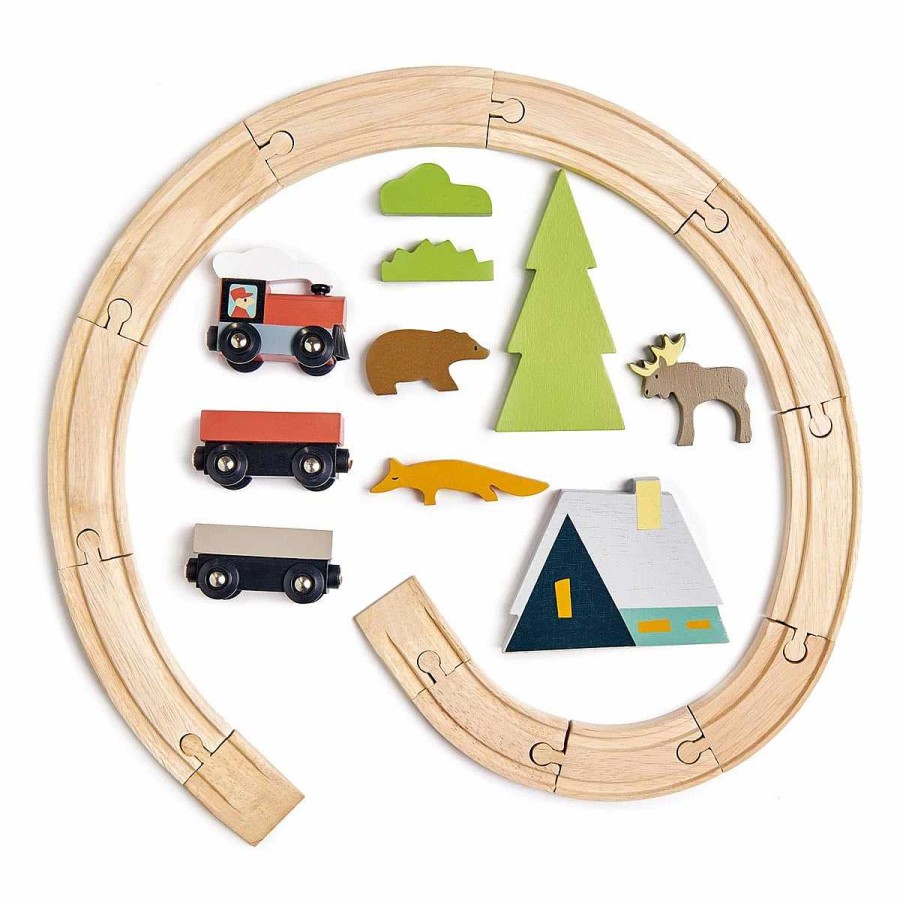 Toys + Gifts Tender Leaf Toys | Treetop Train Set