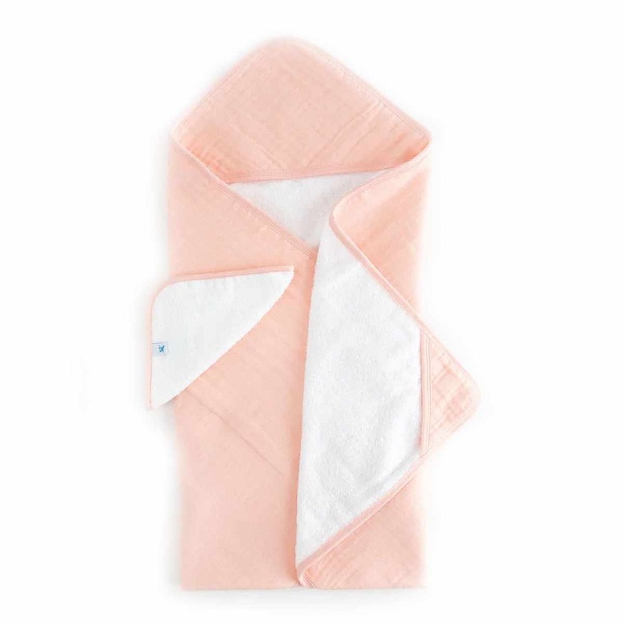 Bedding + Decor Little Unicorn Bath Essentials | Cotton Infant Hooded Towel & Wash Cloth