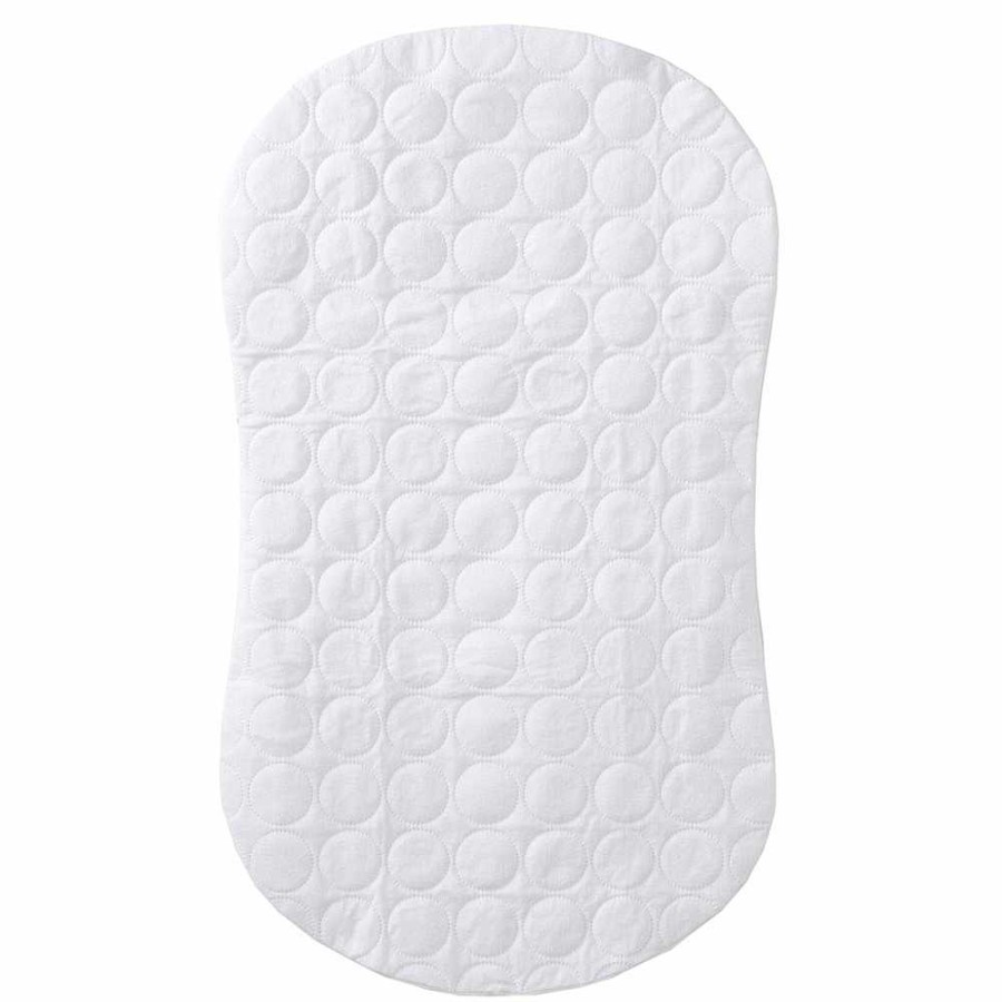 Bedding + Decor Halo Bassinet Sheets | Bassinest Mattress Pad White