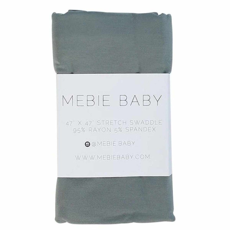 Bedding + Decor Mebie Baby Swaddle + Receiving Blankets | Stretch Swaddle