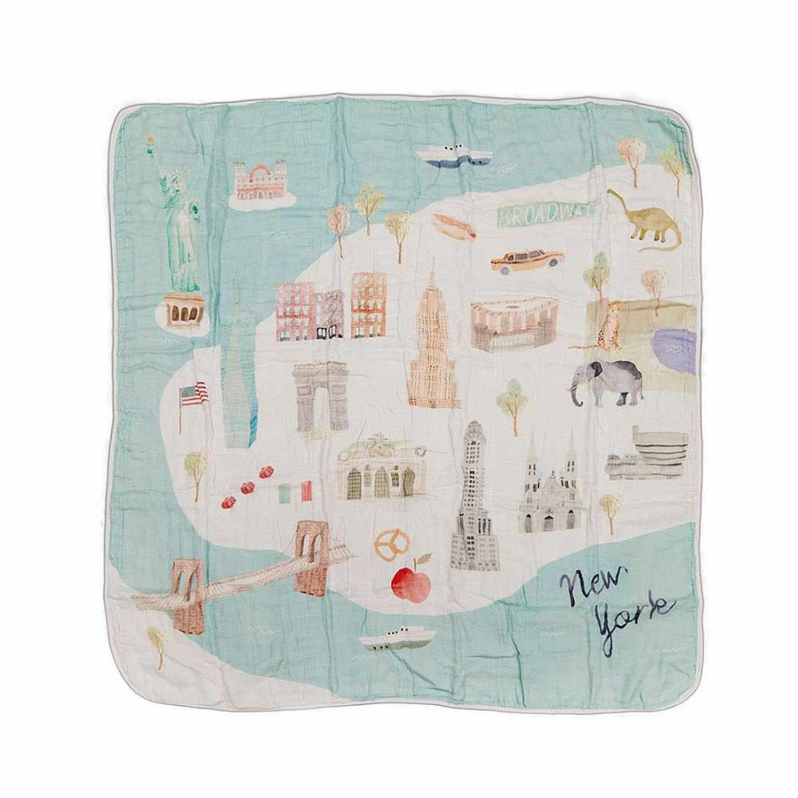 Bedding + Decor LouLou Lollipop Baby Blankets | City Muslin Quilt Blanket