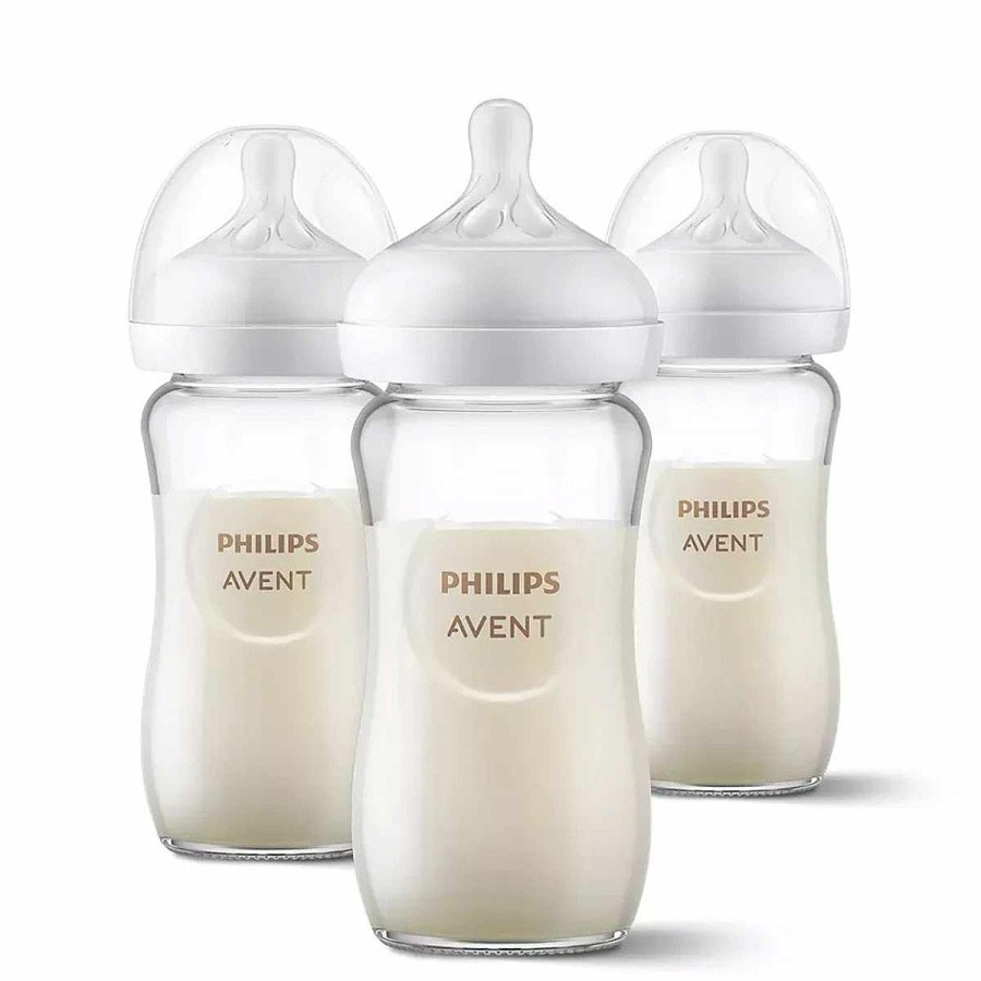 Feeding Philips Avent Baby Bottles | Natural Glass Bottle 3 Pk