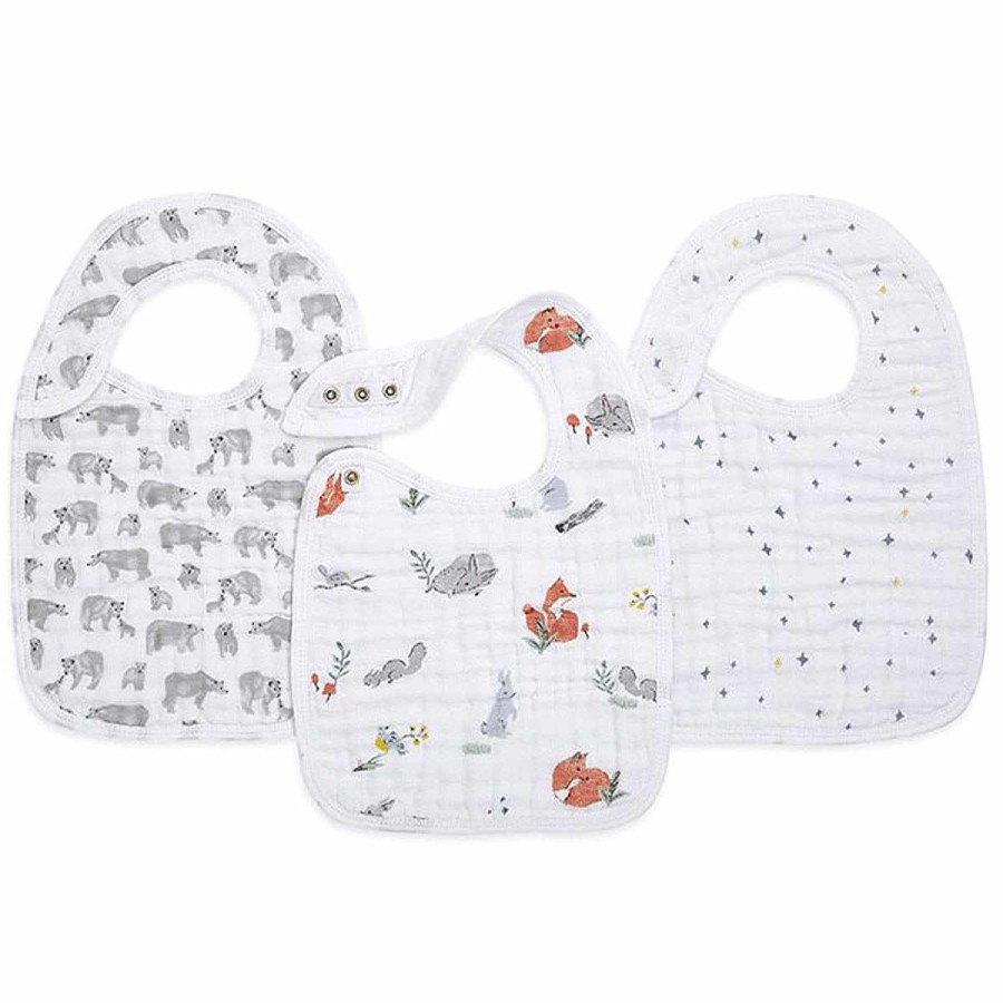 Feeding aden + anais Muslin Bibs | Classic Snap Bibs