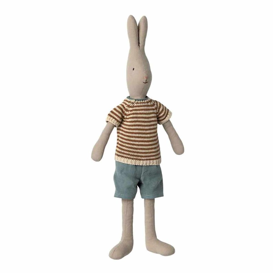 Toys + Gifts Maileg | Rabbit Size 3 Knitted Shirt And Shorts