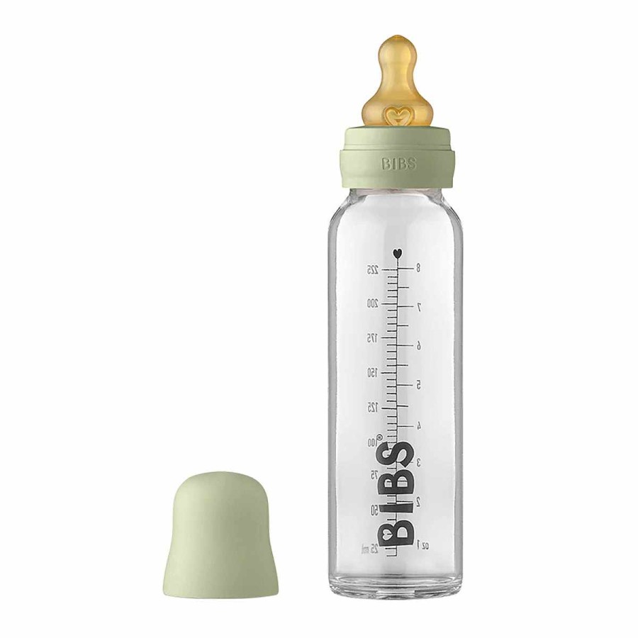 Feeding Bibs Glass Baby Bottles | Glass Bottle Complete Set