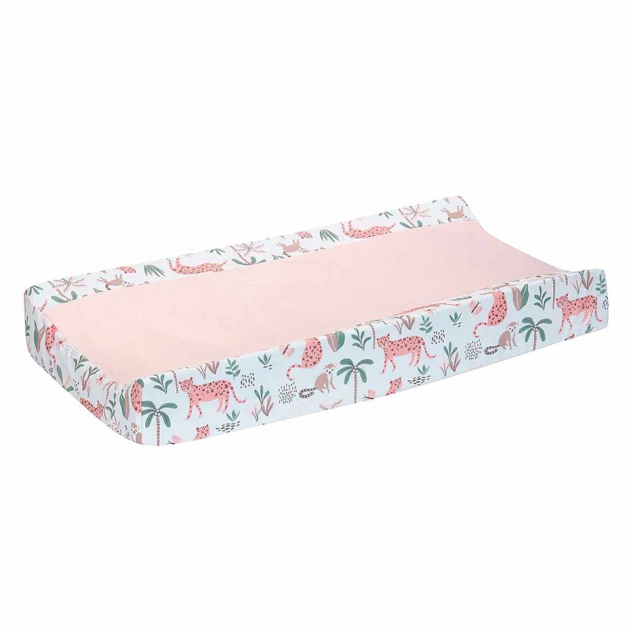 Bedding + Decor Lambs & Ivy Changing Pad Covers | Enchanted Safari Changing Pad Cover