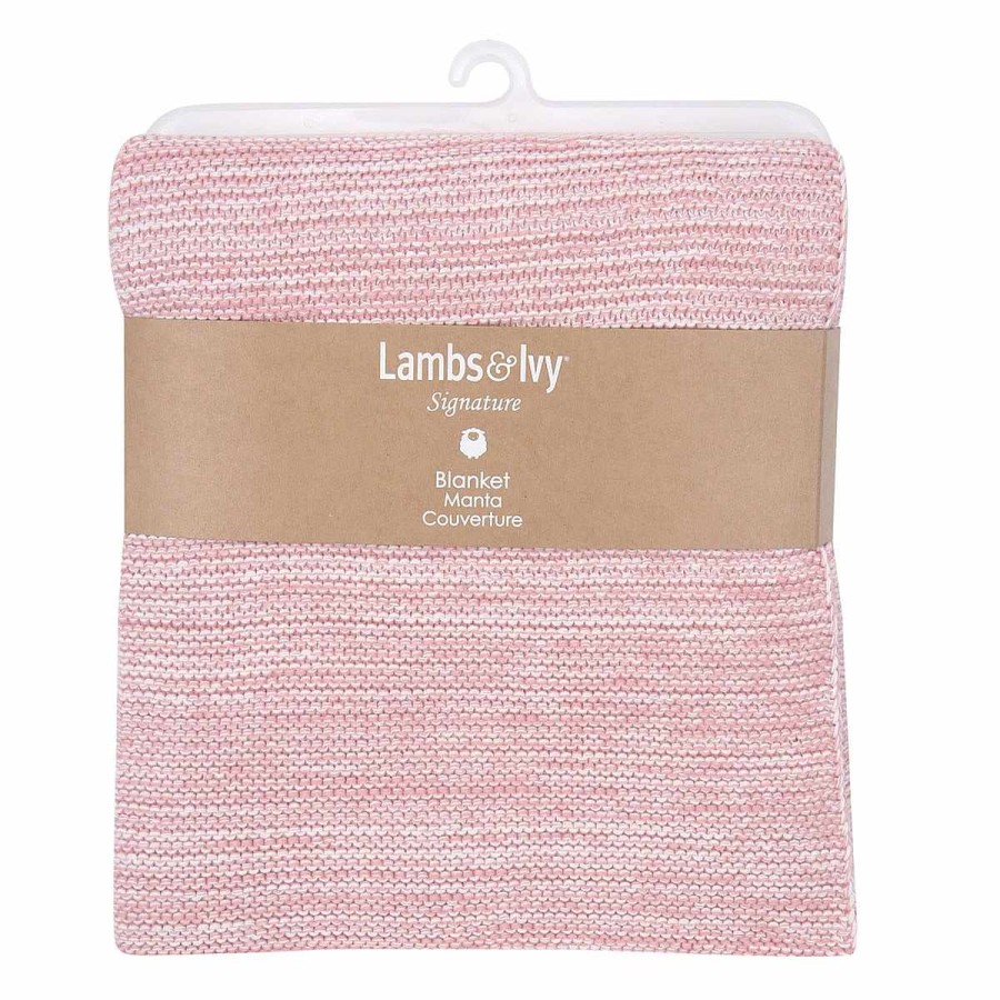 Bedding + Decor Lambs & Ivy Baby Blankets | Heather Knit Blanket