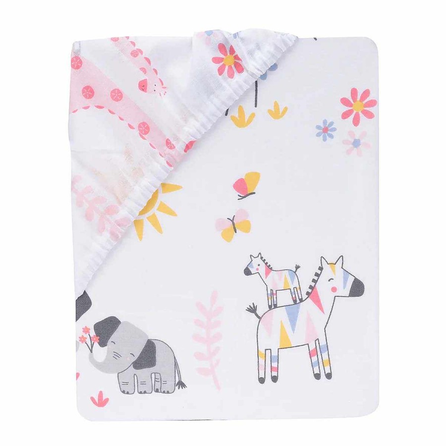 Bedding + Decor Lambs & Ivy Crib Sheets | Jazzy Jungle Crib Sheet