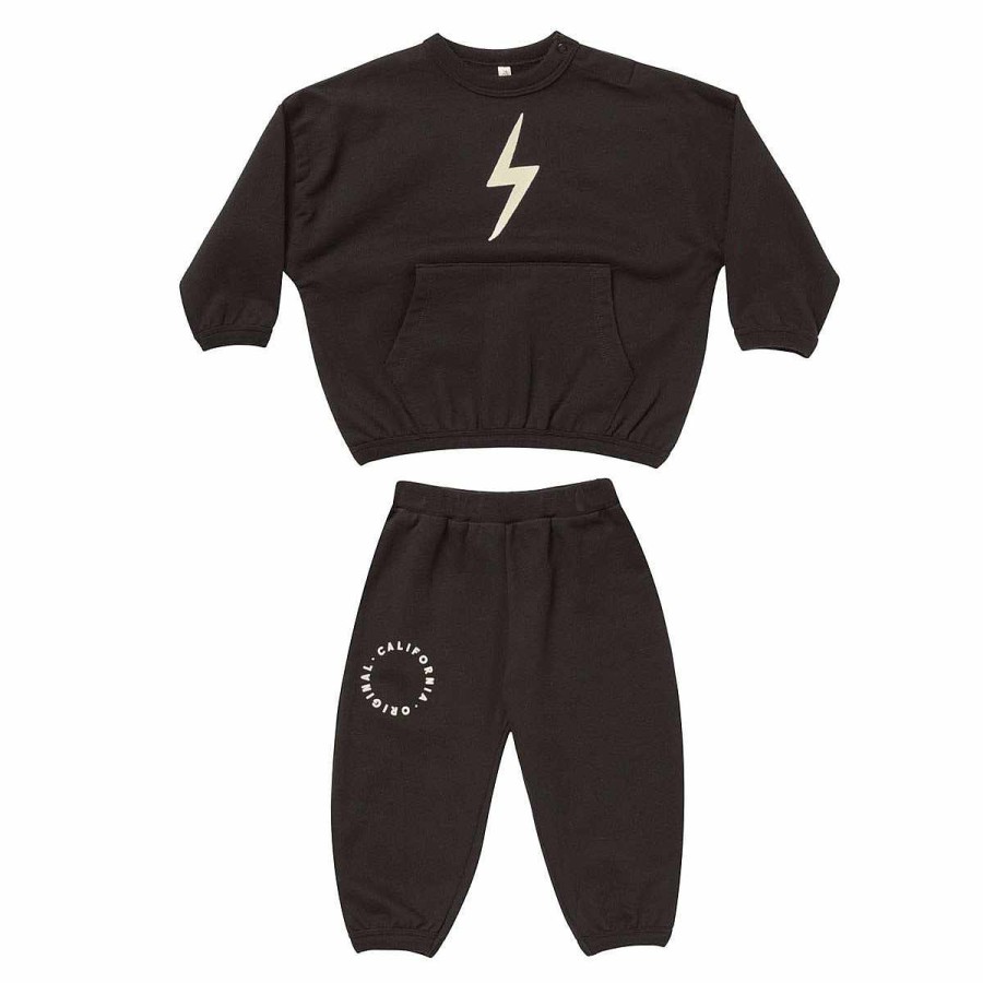 Apparel + Shoes Rylee + Cru Pants + Leggings | Relaxed Set Black