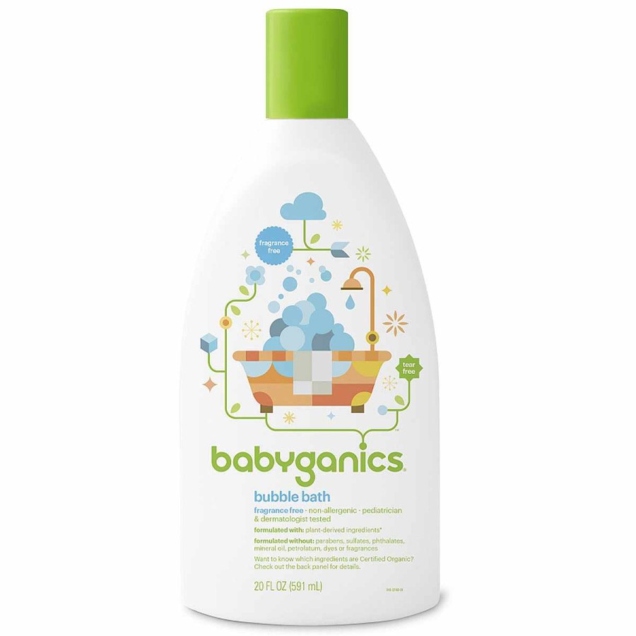 Bathing Babyganics Infant Body Wash | Bubble Bath Fragrance Free