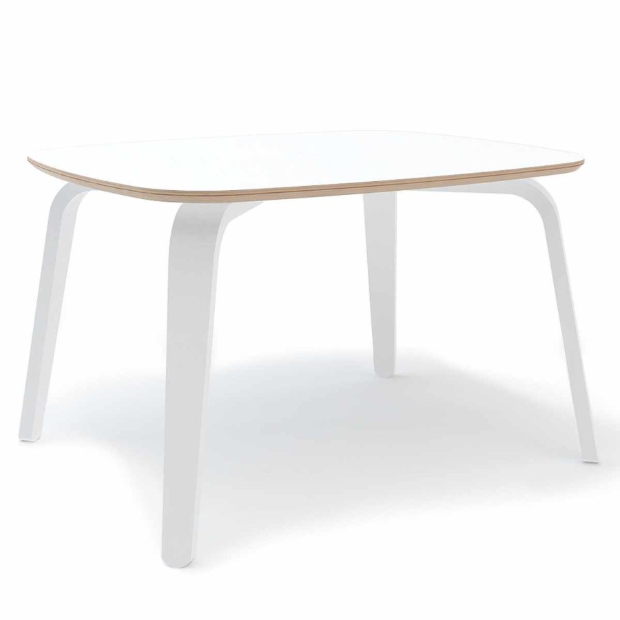 Furniture Oeuf Tables + Chairs | Play Table White