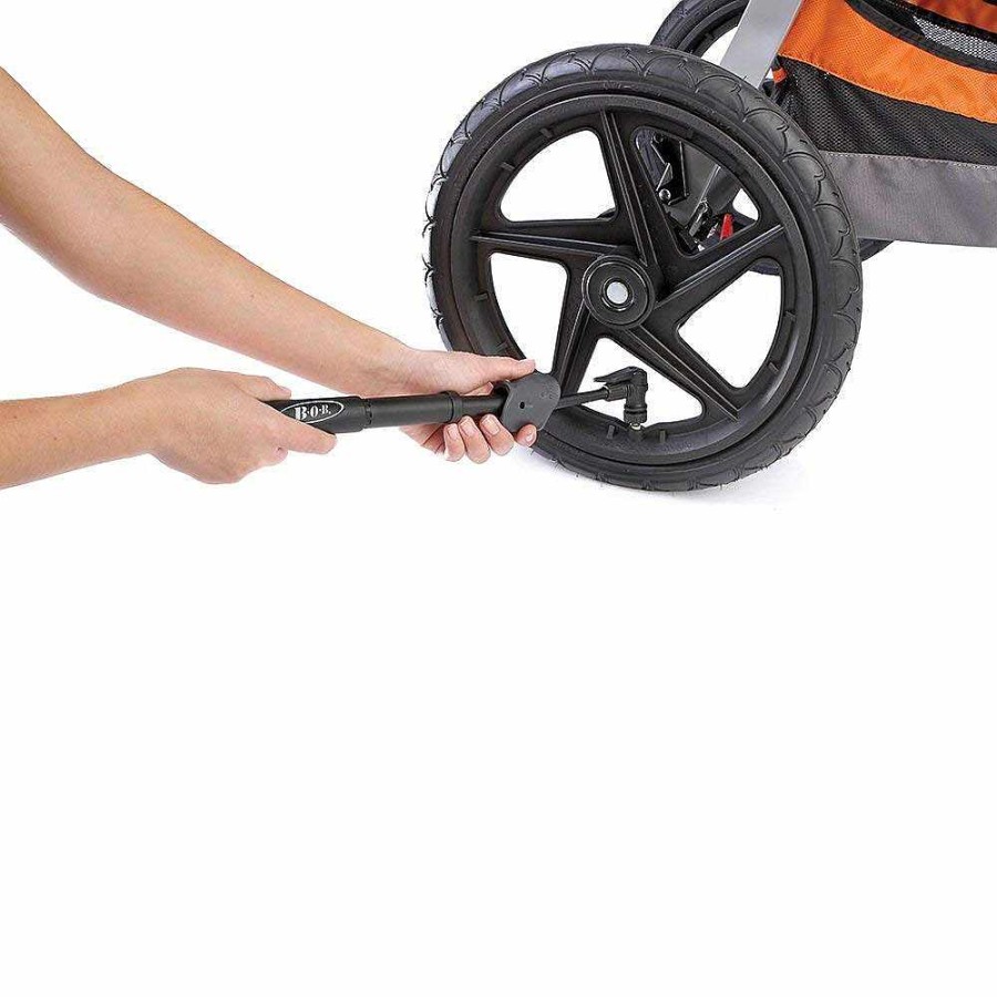 Gear B.O.B Cup Holders, Snack Trays + Stroller Organization | Handlebar Console W/ Tire Pump