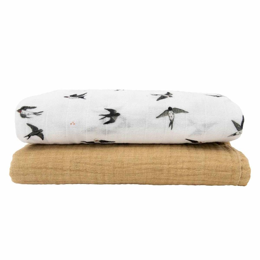 Bedding + Decor Little Unicorn Swaddle + Receiving Blankets | Organic Cotton Muslin Swaddle