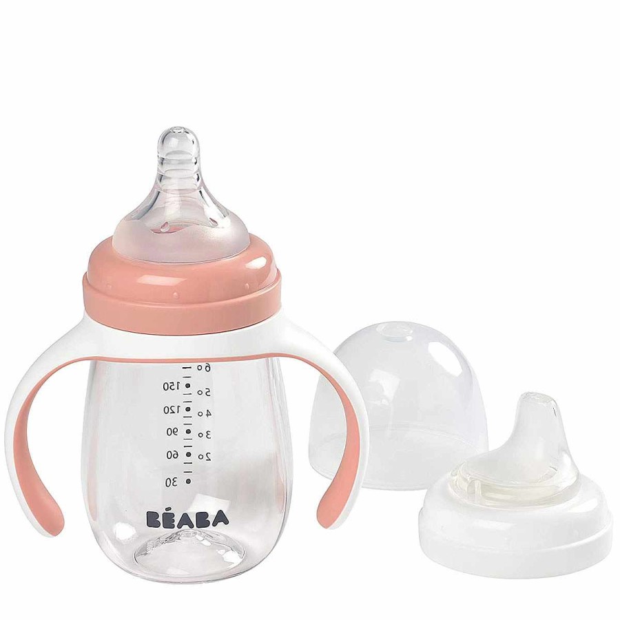 Feeding Beaba Baby Bottles | 2-In-1 Bottle To Sippy Learning Cup