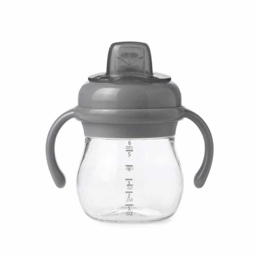 Feeding Oxo Tot Sippy + Training Cups | Transition Soft Spout Sippy Cup Grey