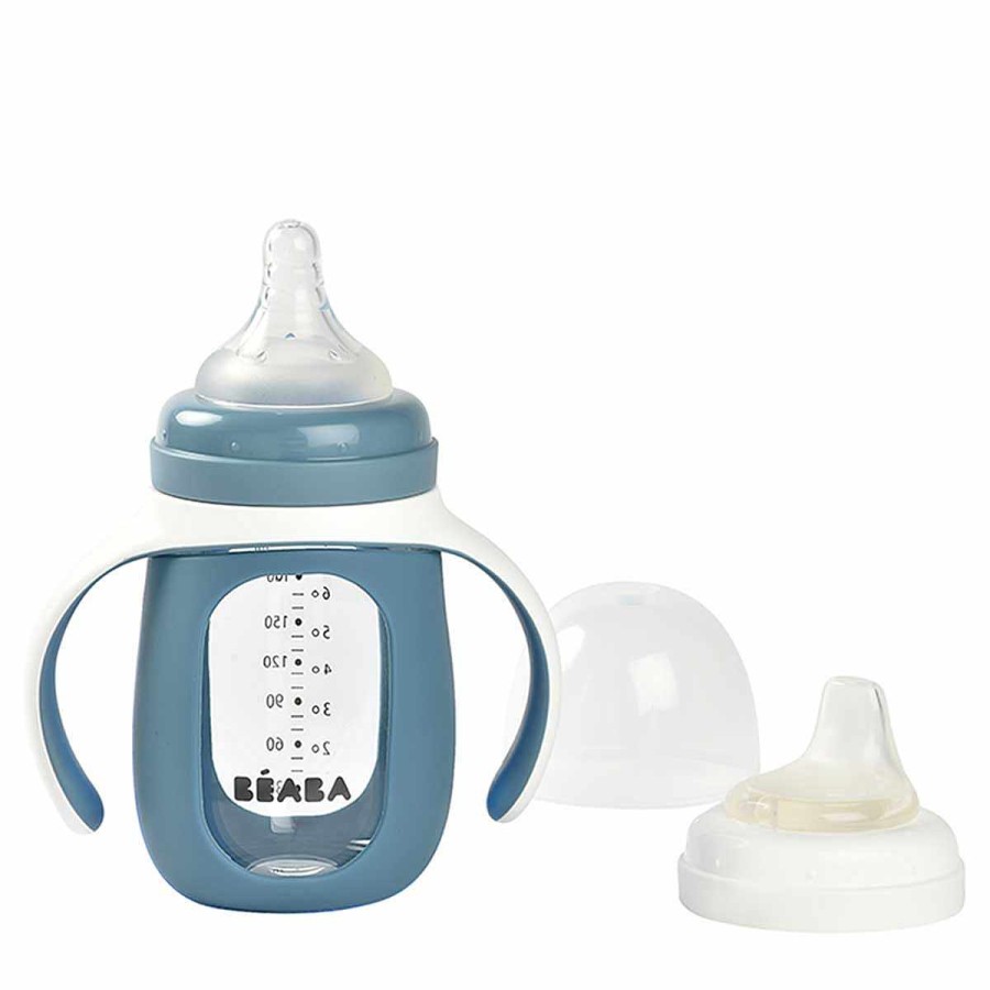 Feeding Beaba Baby Bottles | 2-In-1 Glass T Ing Cup