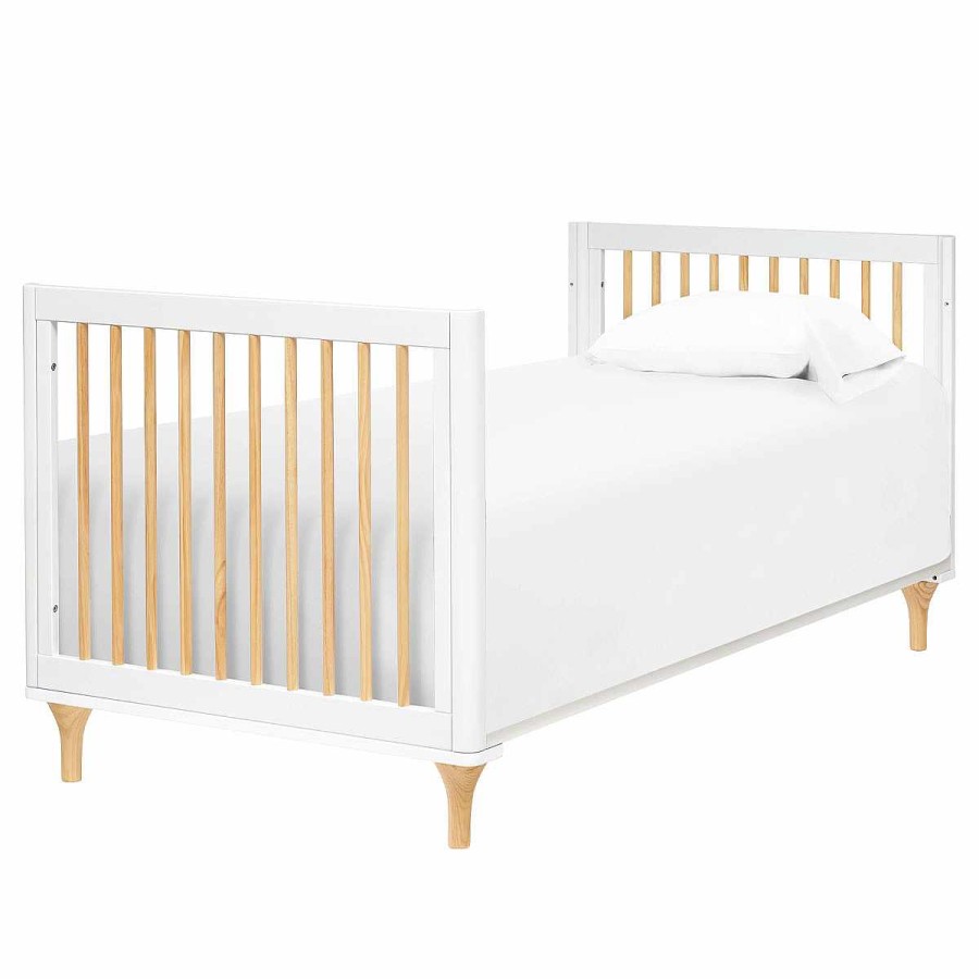 Furniture Babyletto Mini Cribs | Lolly 4-In-1 Mini Crib White/Natural