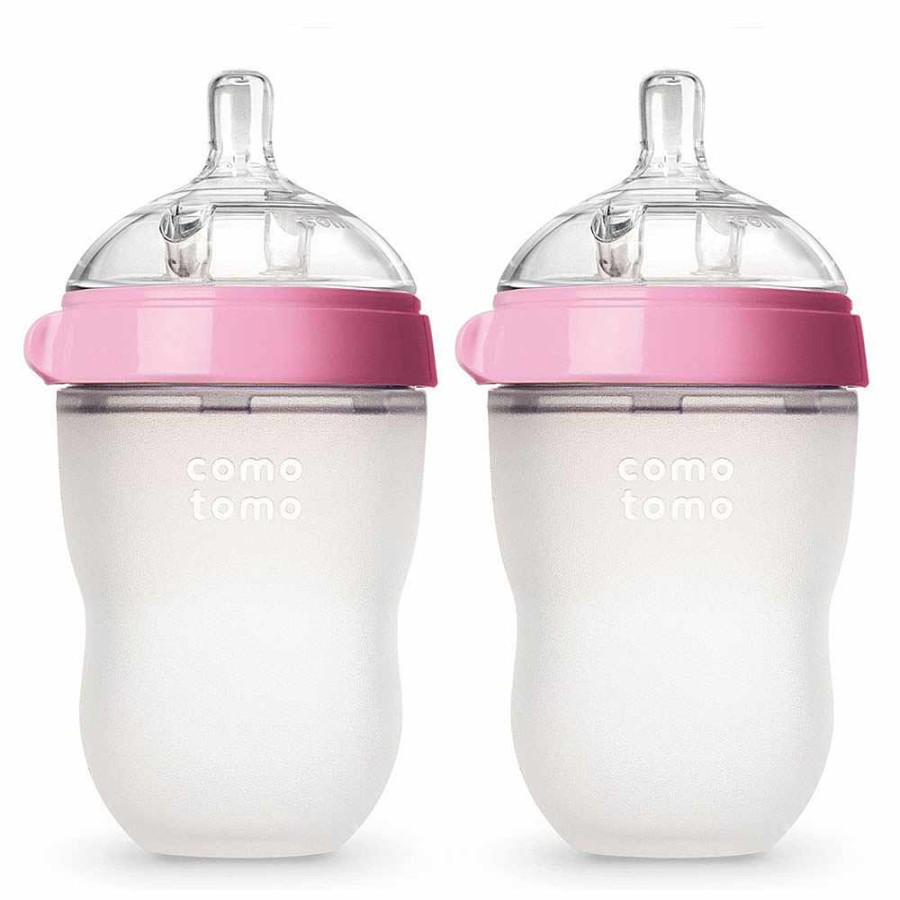 Feeding Comotomo Baby Bottles | Silicone Baby Bottle 2 Pack