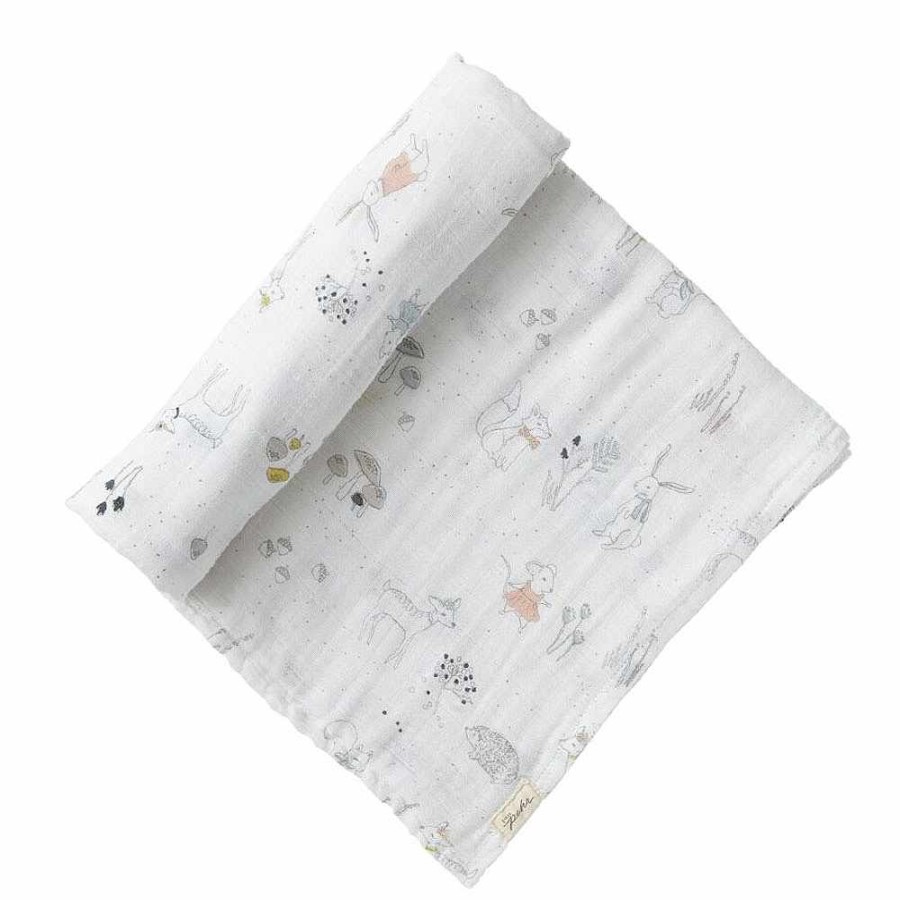 Bedding + Decor Pehr Swaddle + Receiving Blankets | Magical Forest Swaddle