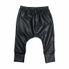 Apparel + Shoes Posh & Cozy Pants + Leggings | Faux Leather Harem Black