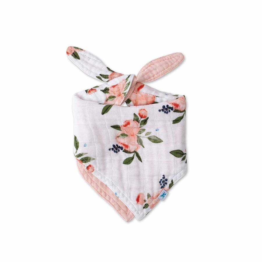 Feeding Little Unicorn Bandana Bibs | Cotton Muslin Reversible Bandana Bib