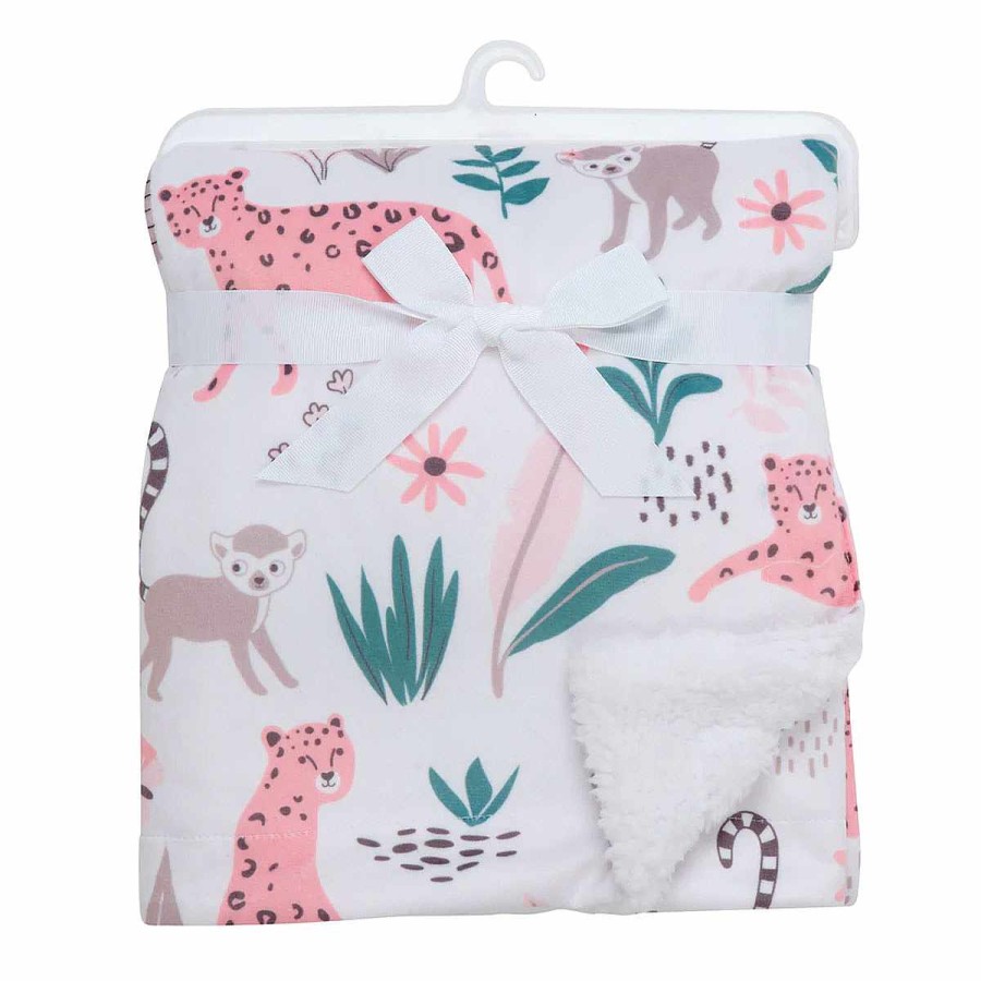 Bedding + Decor Lambs & Ivy Baby Blankets | Enchanted Safari Blanket