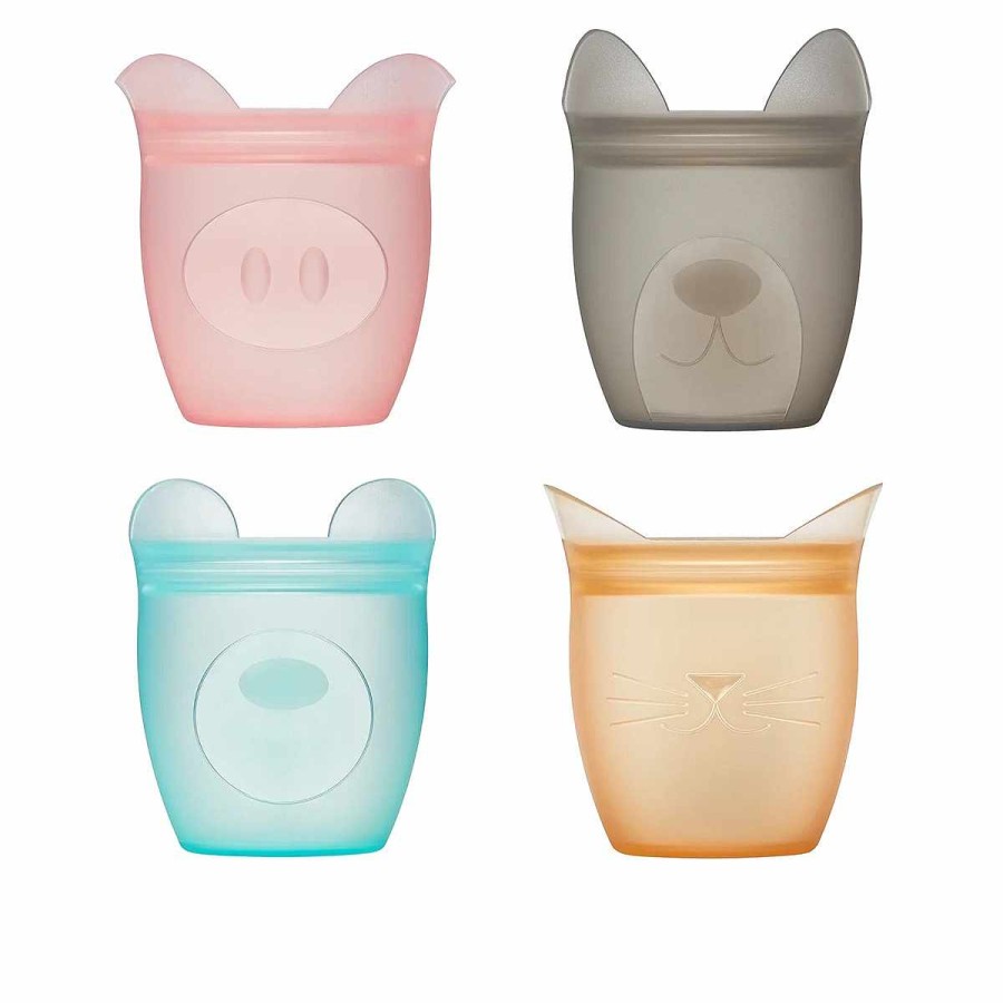 Feeding Zip Top Baby Food Storage Containers | Baby Snack Container