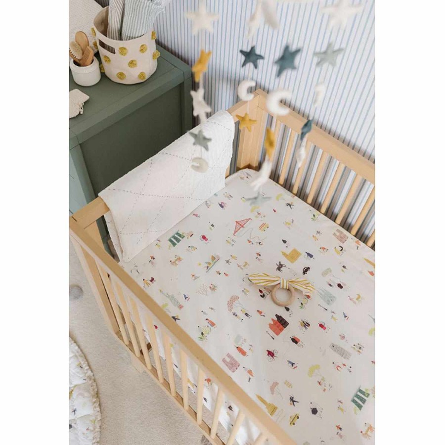 Bedding + Decor Pehr Crib Sheets | Explore The World Crib Sheet