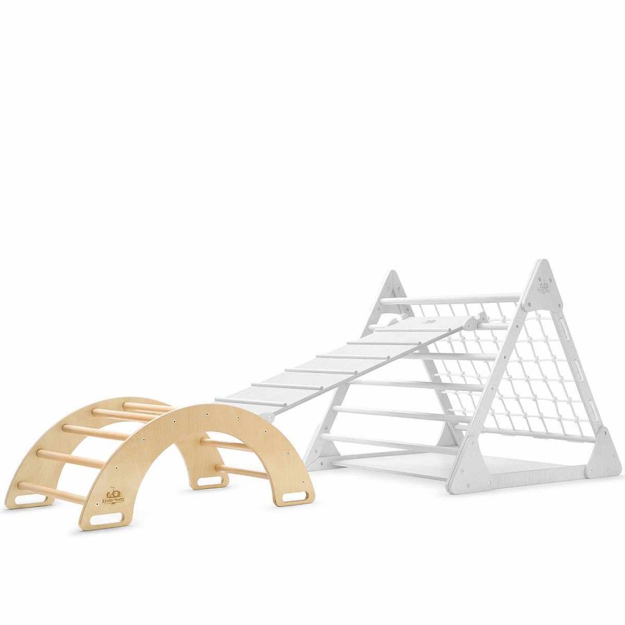 Toys + Gifts Kinderfeets Wooden Play Gyms | Pikler Rocking & Climbing Arch