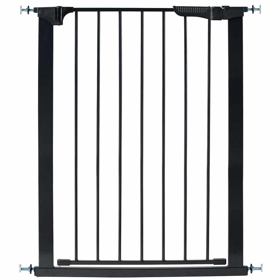 Health + Safety KidCo Safety Gates + Accessories | Tall & Wide Auto Close Gateway - Black