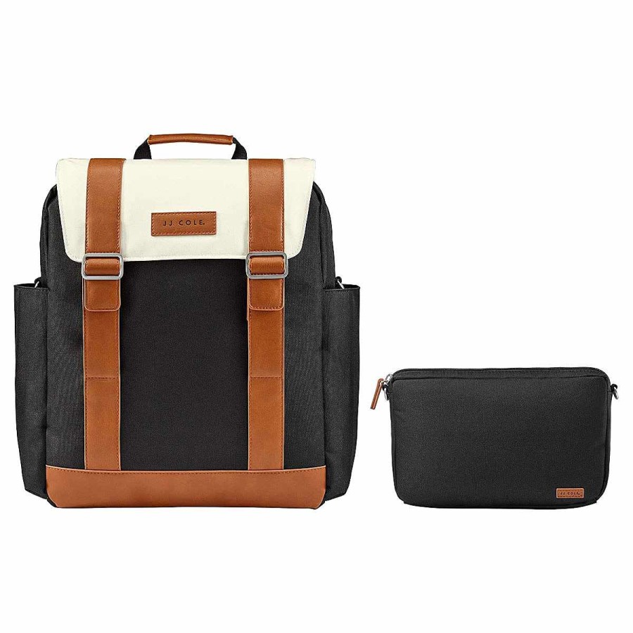 Gear JJ Cole Diaper Bag Backpacks | Bloomfield Modular Knapsack Onyx/Ivory