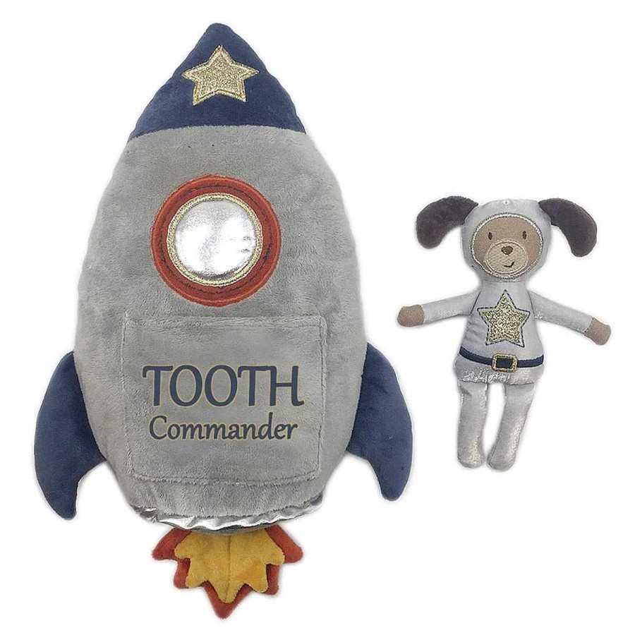 Bedding + Decor Mon Ami Decorative Pillows | Spaceship Tooth Commander Pillow And Doll Set