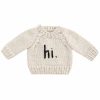 Apparel + Shoes Huggalugs Sweaters + Jackets | Hi. Crew Neck Sweater