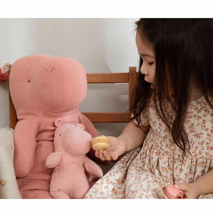 Toys + Gifts Maileg | Safari Friends - Hippo Soft Rose