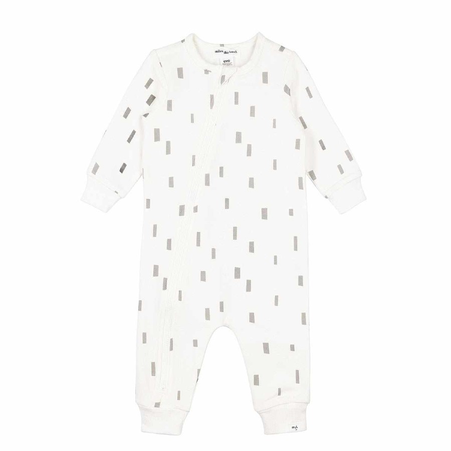 Apparel + Shoes miles the label. Onesies + Sleepers | Baby Basics Print Coverall