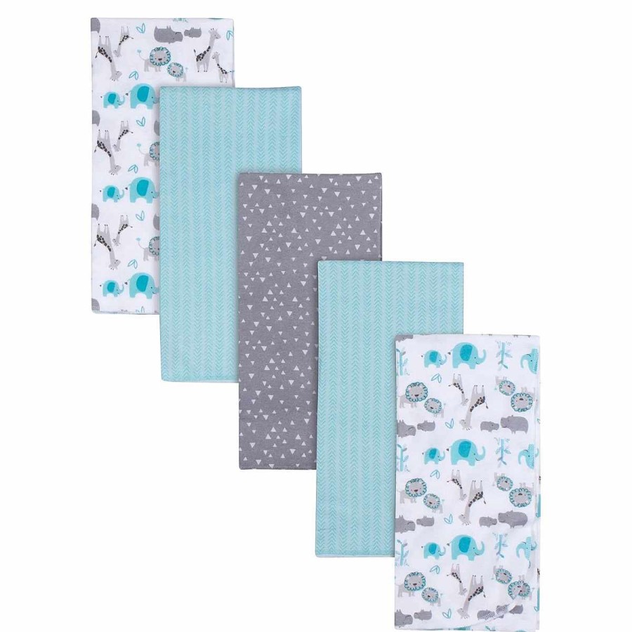 Bedding + Decor Gerber Swaddle + Receiving Blankets | Flannel Receiving Blanket