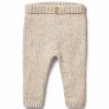 Apparel + Shoes Wilson + Frenchy Pants + Leggings | Knitted Legging Oatmeal Fleck