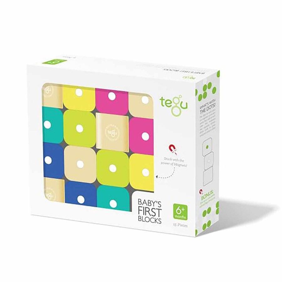 Toys + Gifts Tegu Wood Building Blocks | Baby'S First Blocks