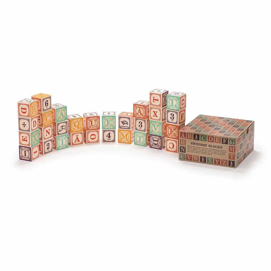 Toys + Gifts Uncle Goose Wood Building Blocks | Swedish Abc Blocks