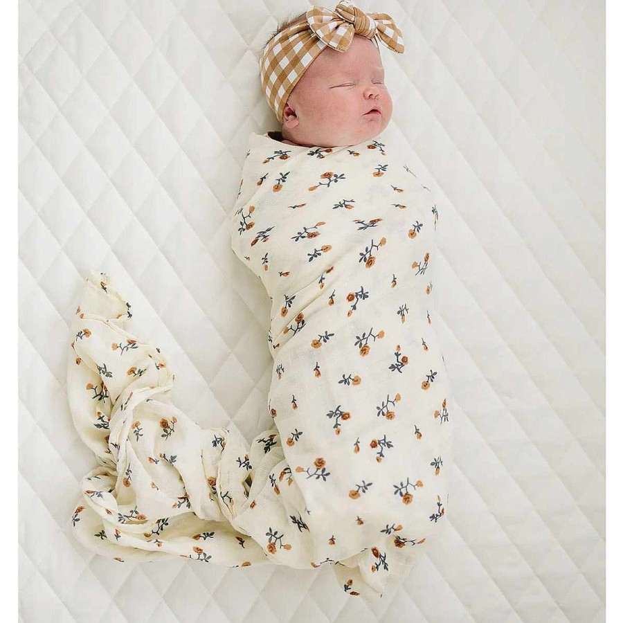 Bedding + Decor Mebie Baby Swaddle + Receiving Blankets | Muslin Swaddle