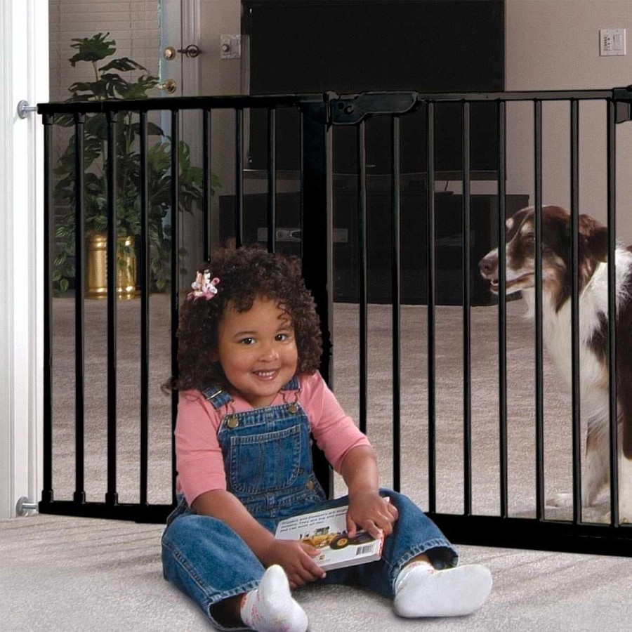 Health + Safety KidCo Safety Gates + Accessories | 5.5" Extension Kit - Black