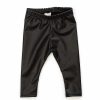 Apparel + Shoes Posh & Cozy Pants + Leggings | Faux Leather Legging Black